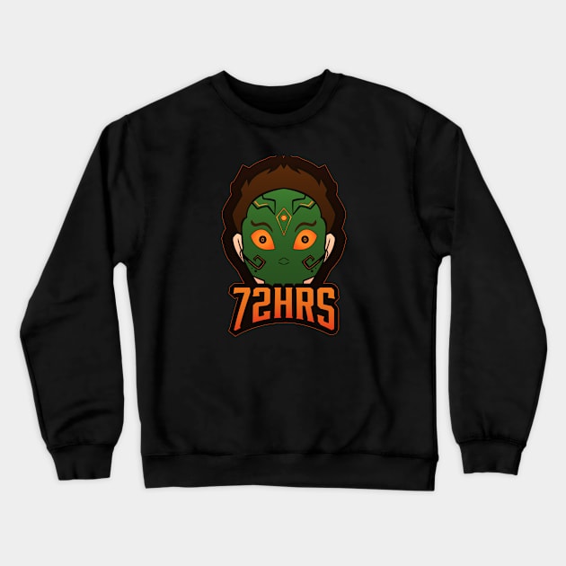 72hrs Mask(Text Version) Crewneck Sweatshirt by 72hrs